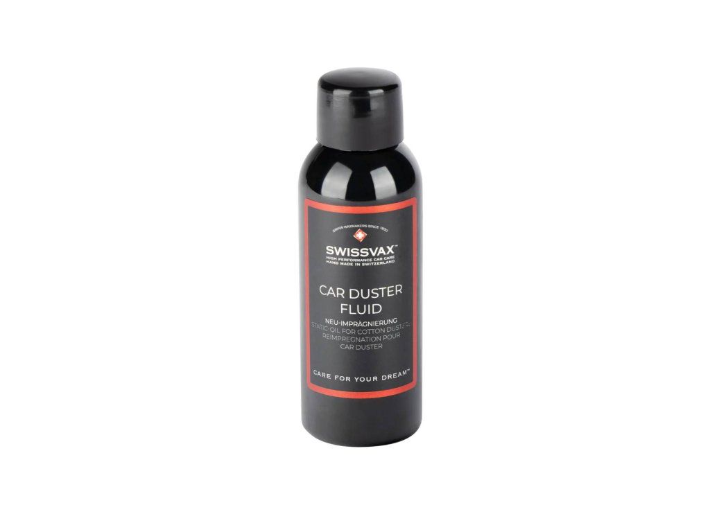 Swissvax Concours Duster Fluid 50 ml – oficiální produktová fotografie Swissvax
